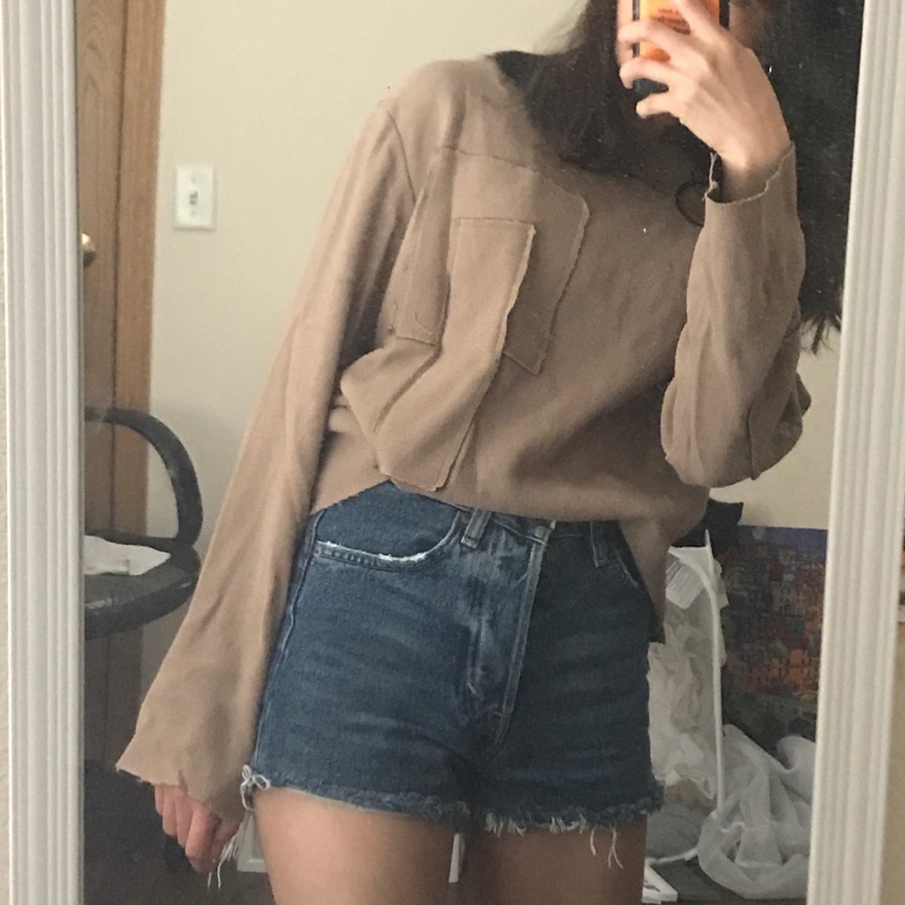 Camel long sleeves